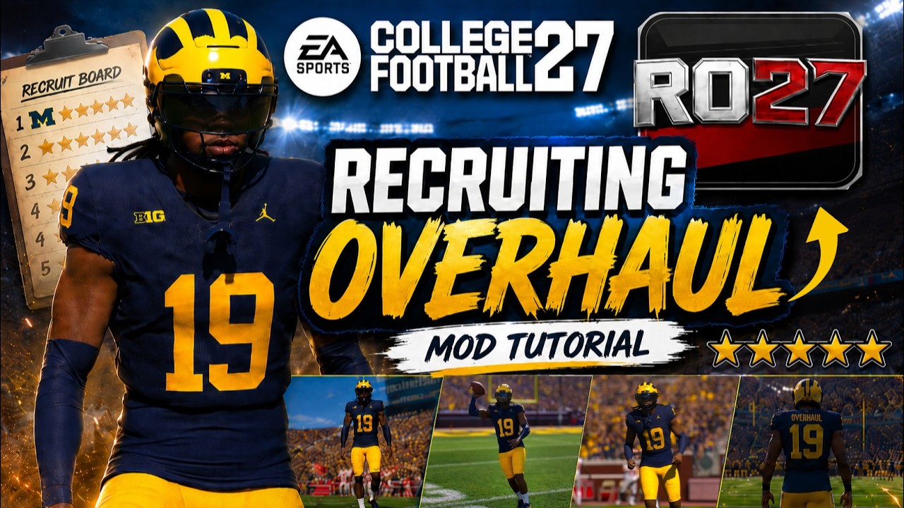 Система набора рекрутов в College Football 27 полностью переработана