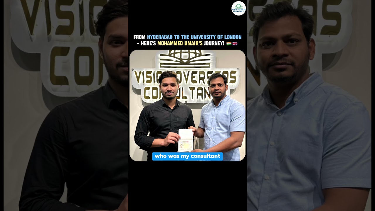 Hyderabad to UK without IELTS at University of East London! #studyinuk #hyderabadtouk #withoutielts
