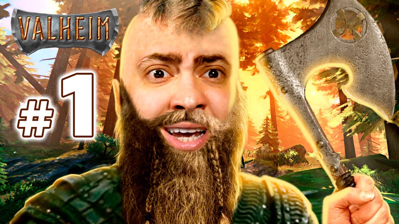 alanzoka jogando Valheim com os amigos - Parte 1