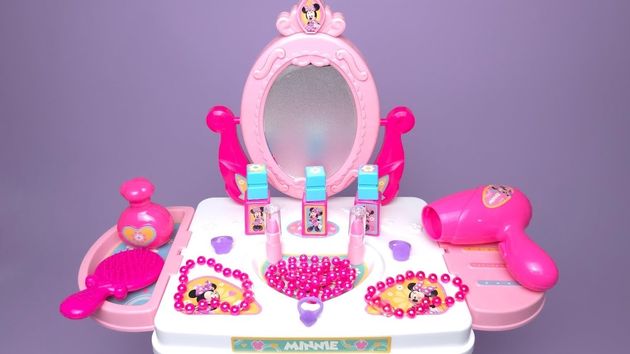 Disney Minnie Mouse Beauty Set Satisfying with Unboxing Toys Collection ASMR #972