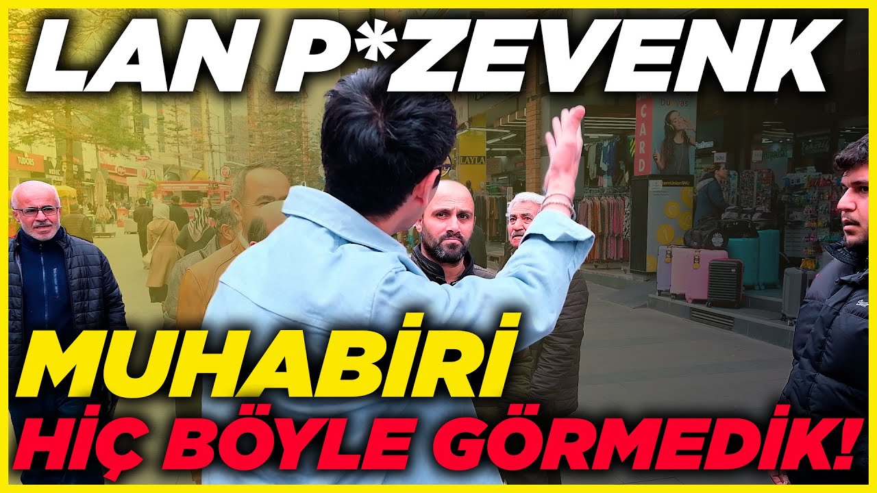 MUHABİRİ HİÇ BÖYLE GÖRMEDİNİZ! | Sokak Röportajları