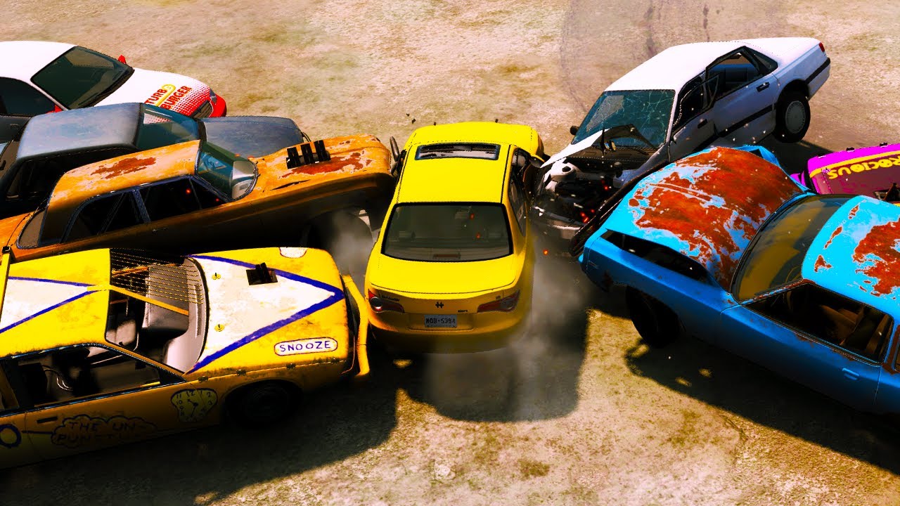 The ULTIMATE Demolition Derby Mod Just Got Better! - BeamNG Banger Racing & Derbies