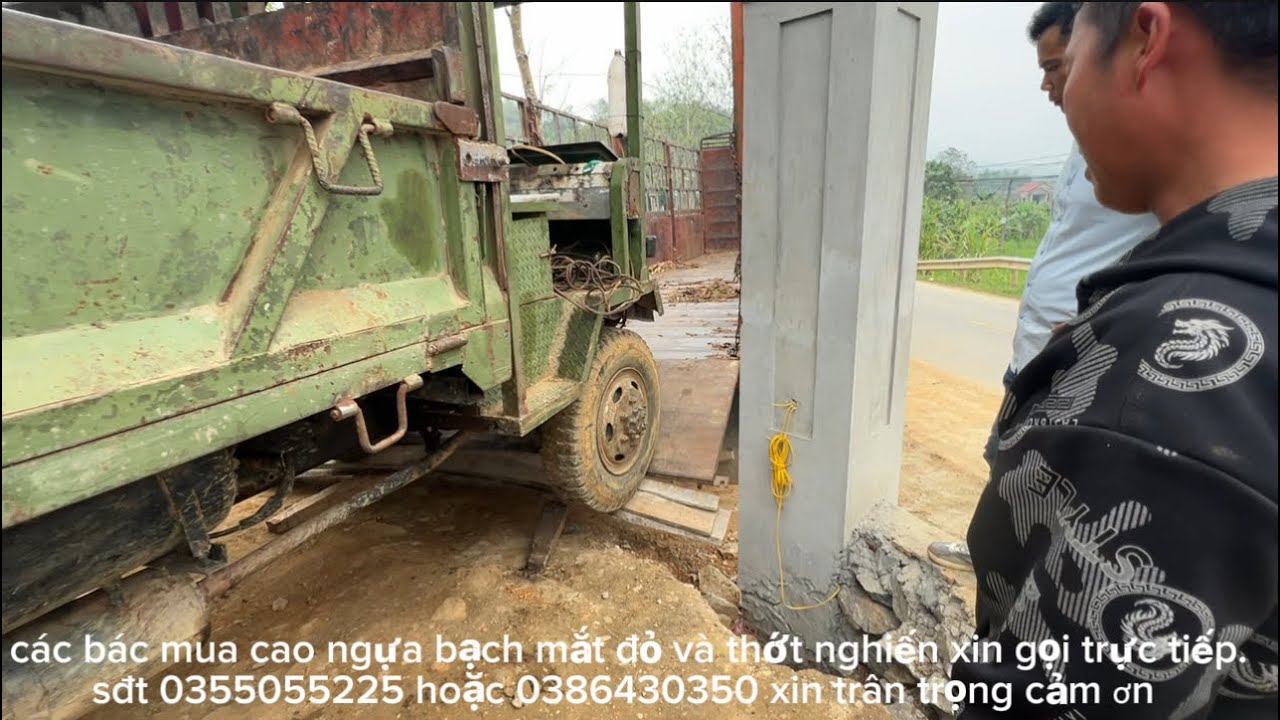 anh em trên bản đã mua được công nông.pha sử lý liều lĩnh khi trèo lên thùng xe tải #gaiban @GÁIBẢN