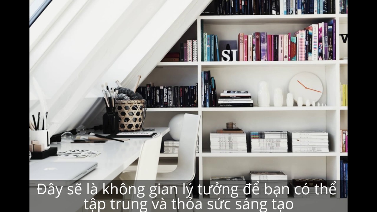 Tầng gác mái-không gian lưu trữ không thể tuyệt vời hơn