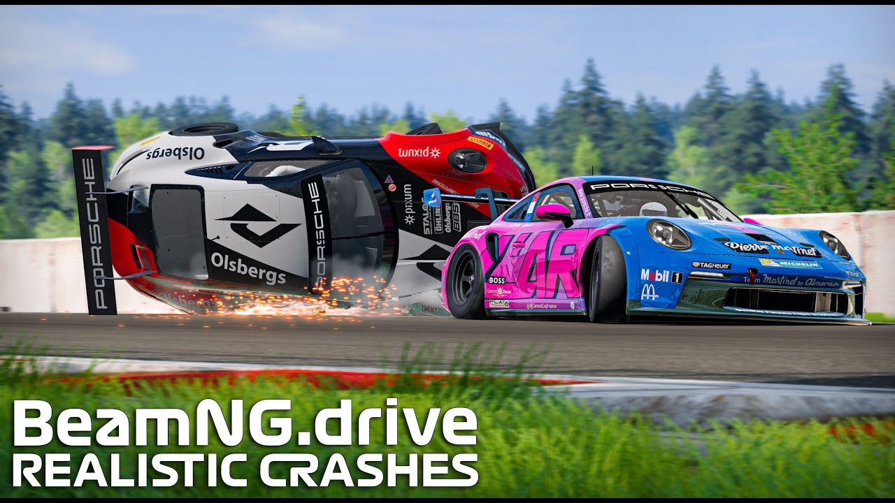 Realistic Motorsport Crashes #2 | BeamNG Drive