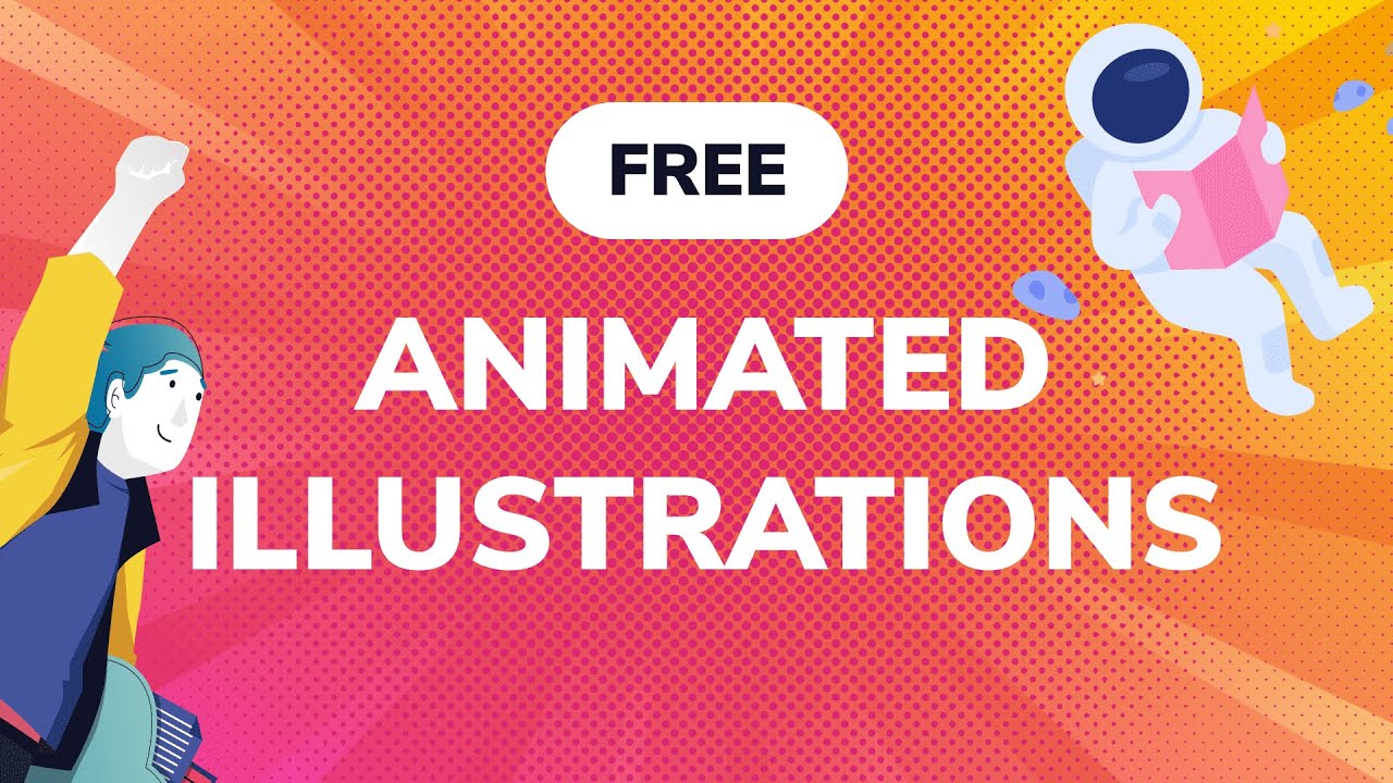 Best Free Animated Illustrations for Designers! | Design Essentials