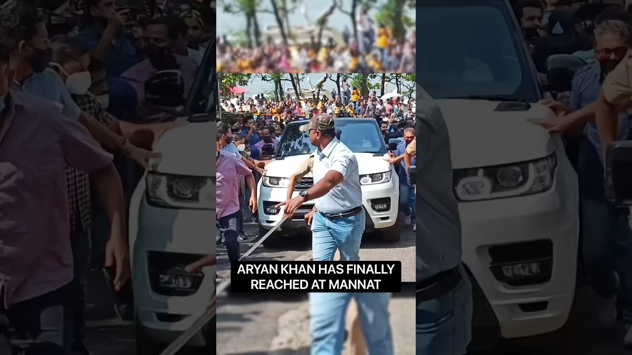 Aryan Khan finally reaches Mannat after getting release from jail | #shorts