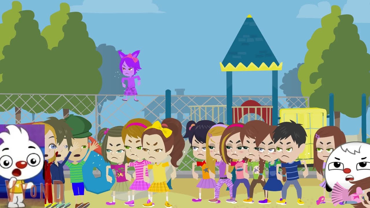 Chris, Junior, Barry, and Cleo Bullies Lily At School