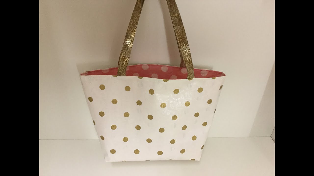 Coudre un sac cabas en toile cirée - Tuto Couture Madalena