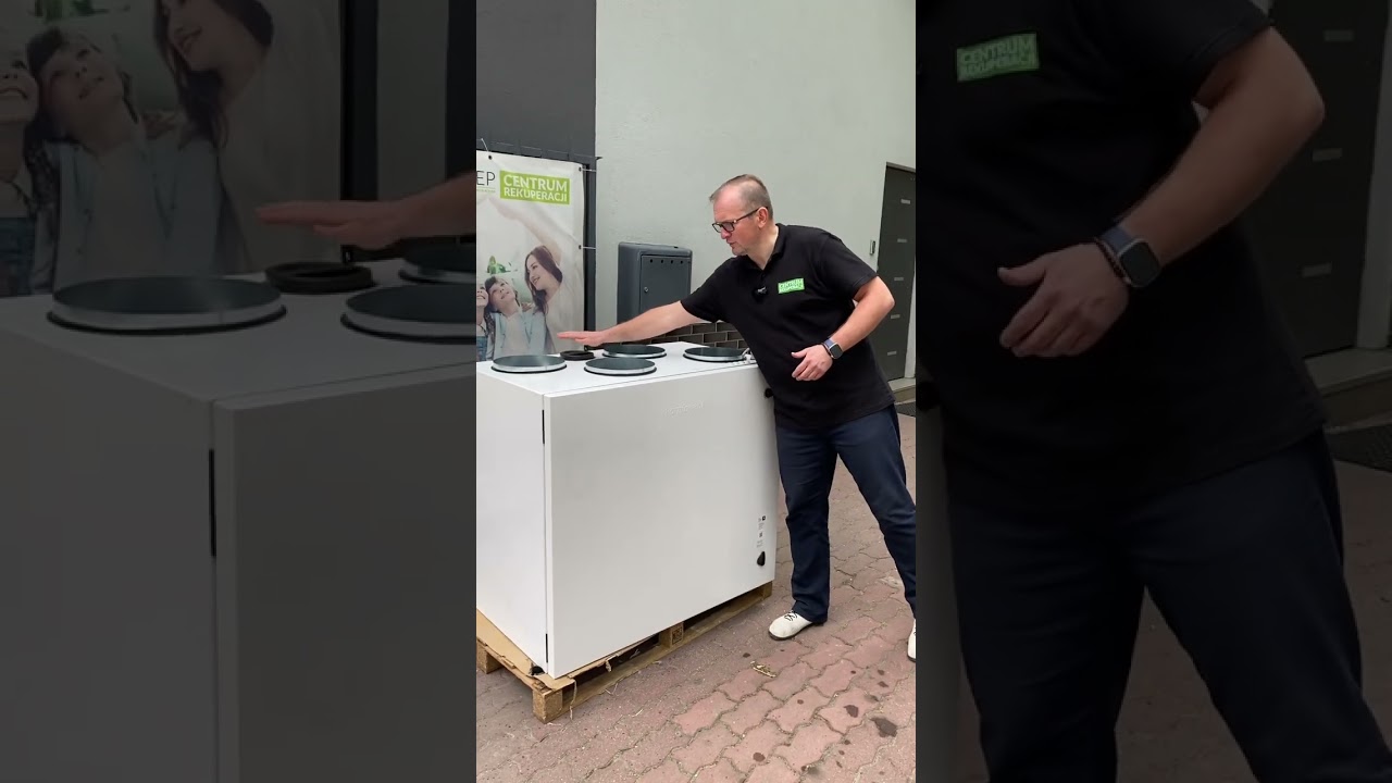 Rekuperator Komfovent Domekt R 900v   #rekuperacja #shorts #wentylacja