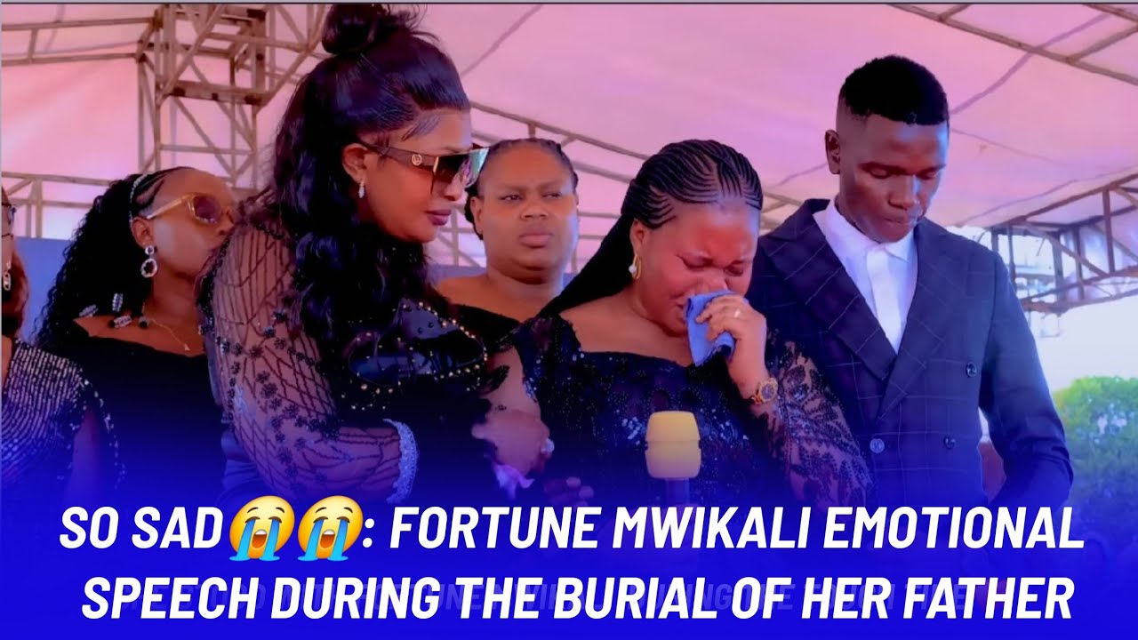 😭😭😭Hii imeniuma sana. Fortune mwikali emotional speech during the burial of her father