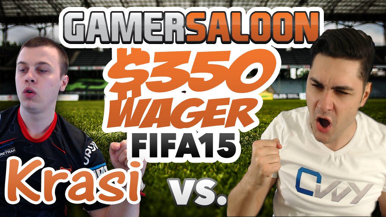 EPIC FIFA 15 WAGER MATCH for 350$ vs Krasi / How to play like a PRO / Best FIFA 15 Gameplay