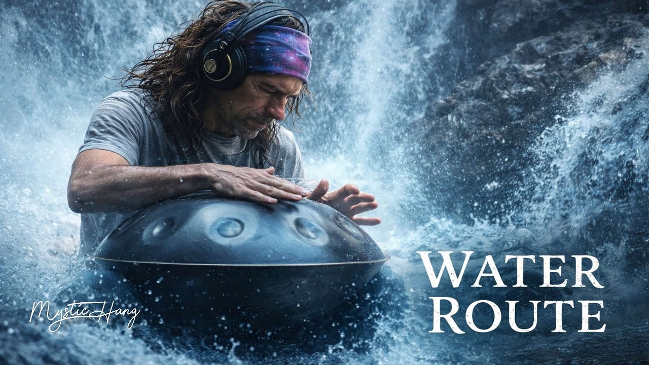 Water Route 🌊 Handpan Music by Mystic Hang | Relaxing Nature Sounds & Meditation