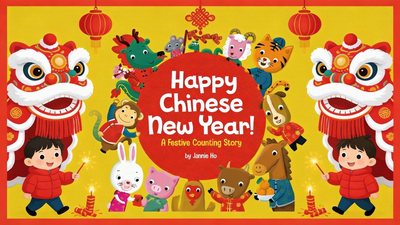 Happy Chinese New Year! | Chinese Zodiac Counting Story for Kids | Little Story House