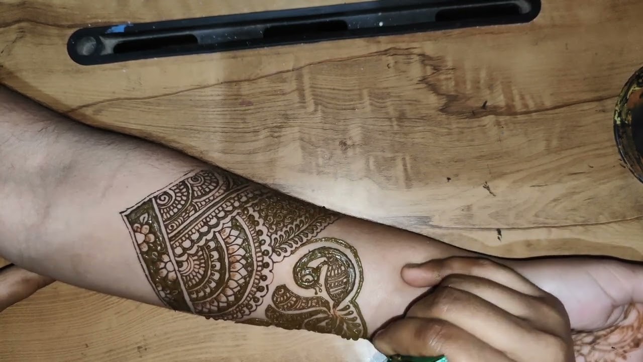 Easy mahndi design for bridal mehndi front hand #mehndi #mehndidesign #youtube#heenaart #explore