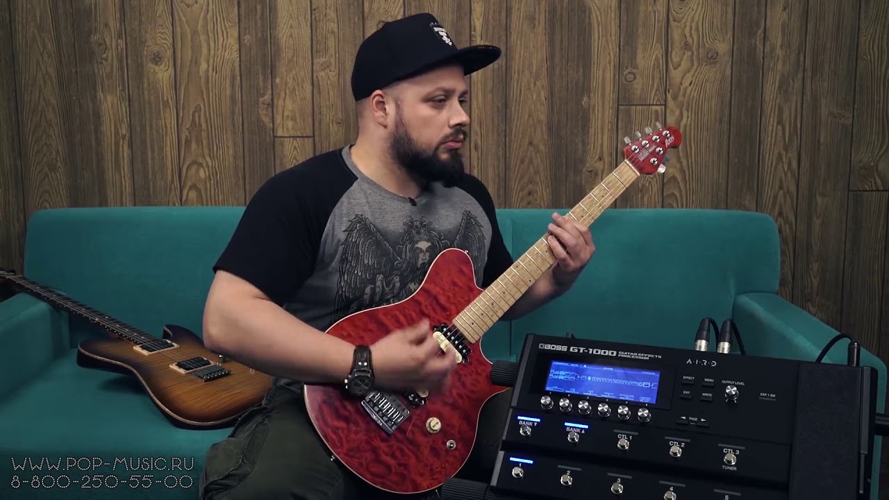 BOSS GT-1000 - Топовый гитарный процессор, демонстрация звучания