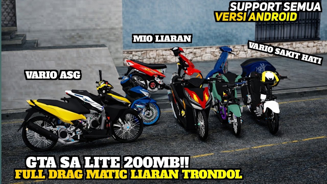 RILIS‼️GTA SA LITE FULL MOD DRAG MATIC CAMPURAN VARIO VESMET LIARAN SOUND GAHAR OFFLINE TERBARU 2026