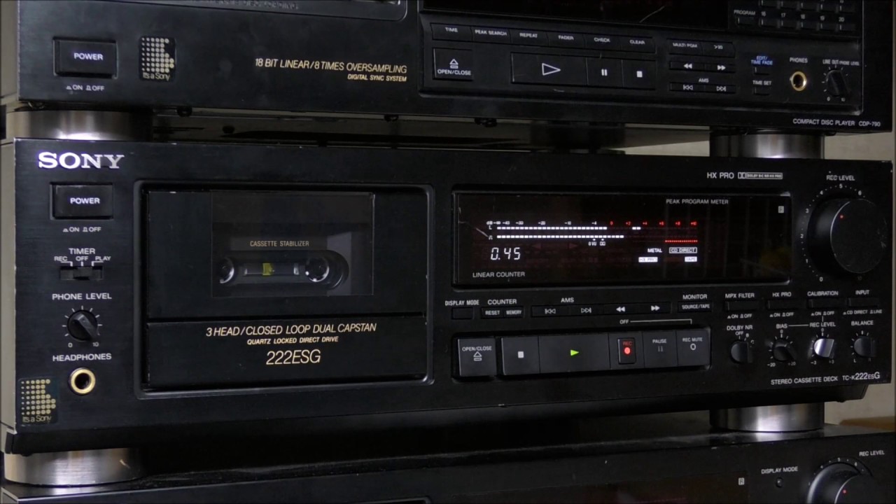 SONY　カセットデッキ　TC-K222ESG