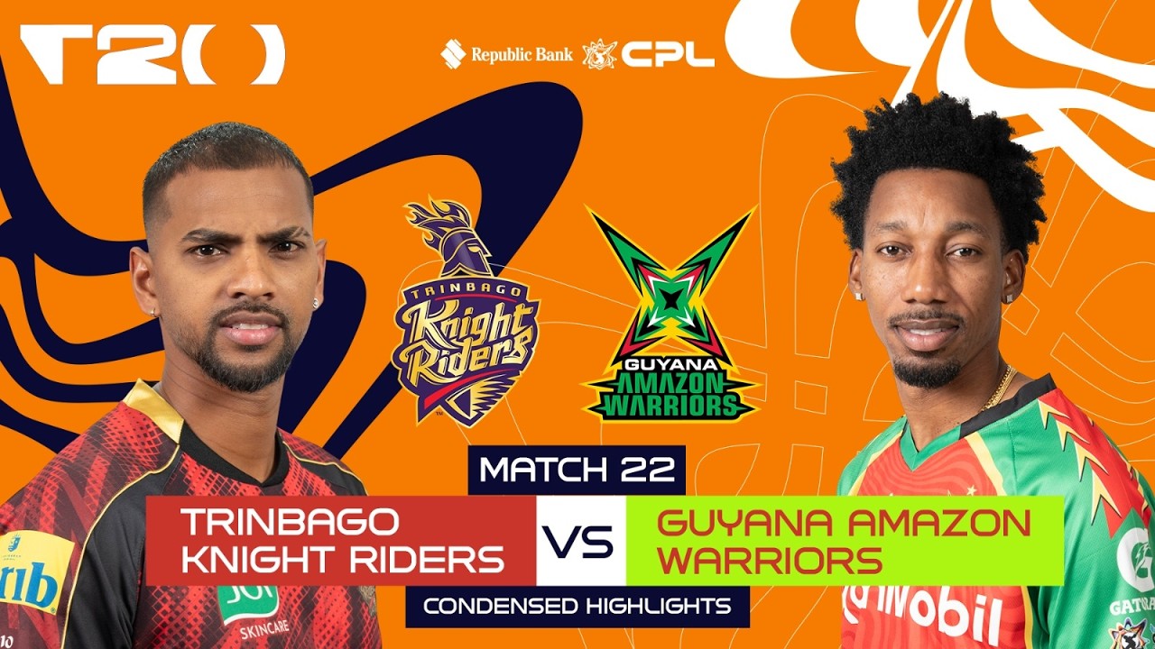 Condensed Match | Trinbago Knight Riders vs Guyana Amazon Warriors | CPL 2026