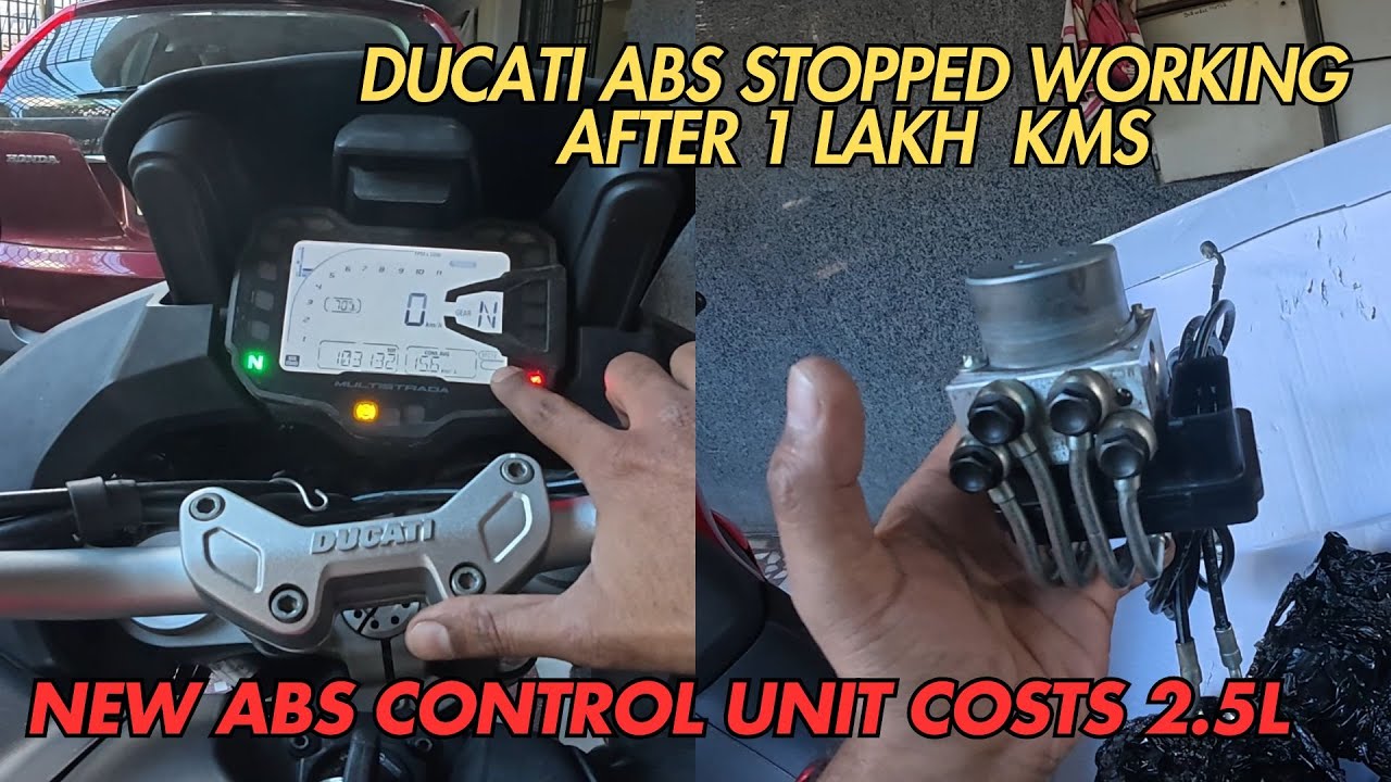 Ducati Multistrada 950 ABS Motor / ABS control unit replacement. : Part 1
