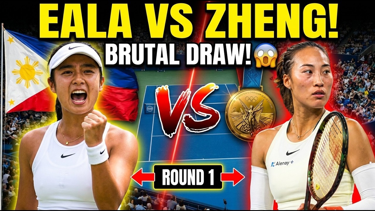 Alex Eala's Toughest Test Yet! She Opens Against Zheng Qinwen!!