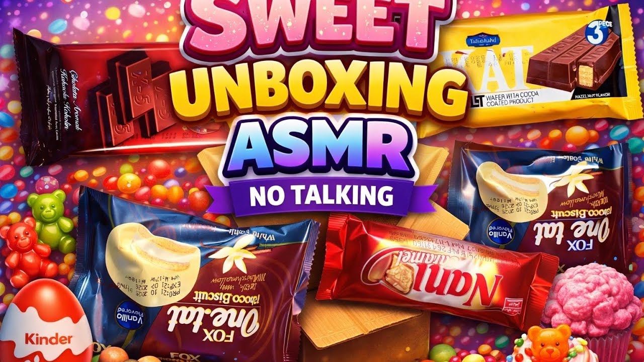 Most Satisfying Sweet Unboxing ASMR | No Talking