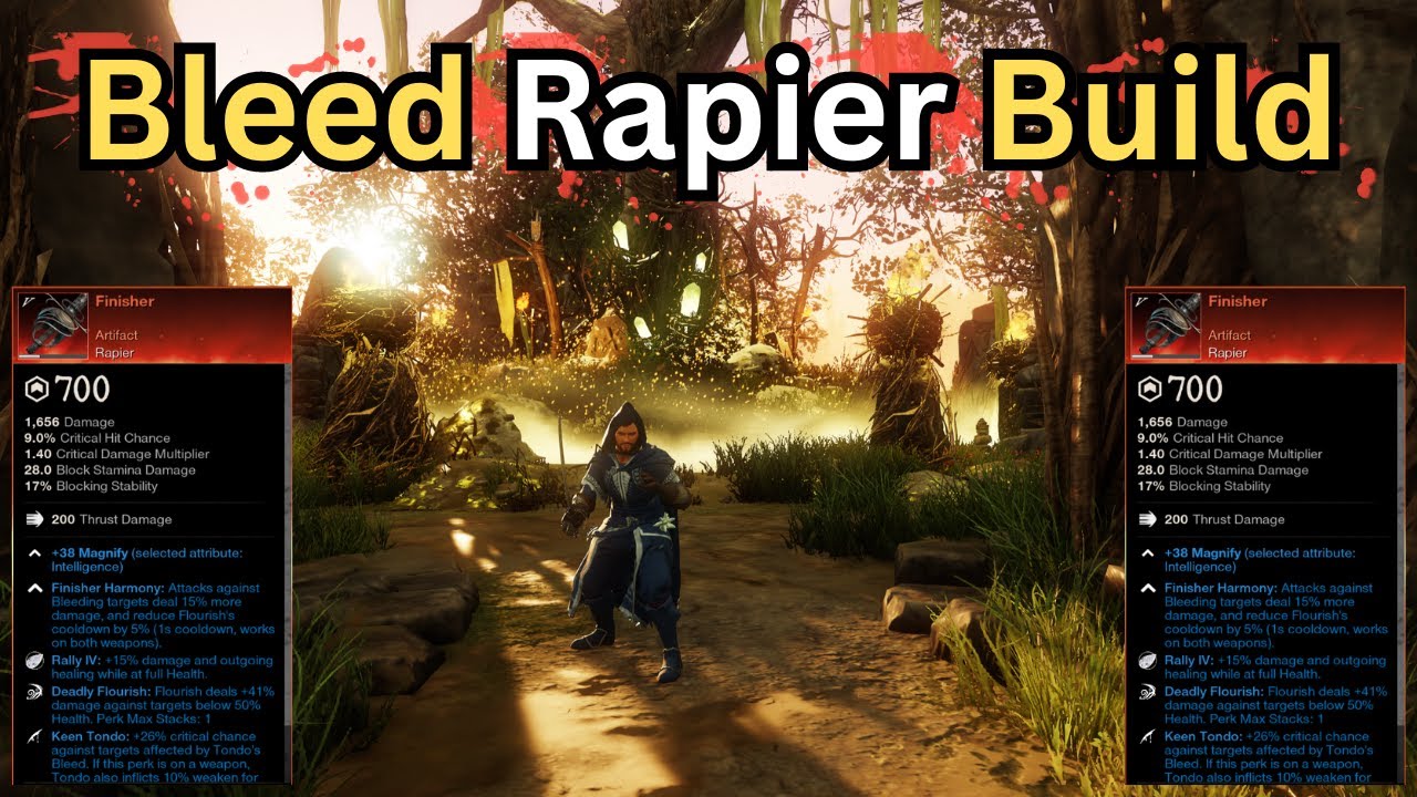 New World Bleed Rapier Build