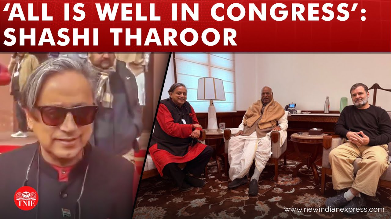 ‘Not interested in Kerala CM post’: Shashi Tharoor dismisses rumours after meeting Rahul, Kharge