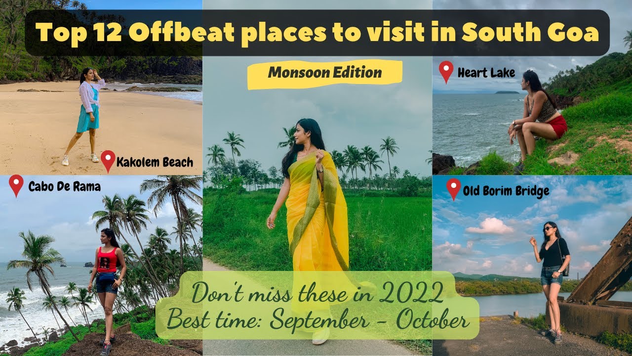 Top 12 Offbeat places to visit in South Goa | Must Visit places in Goa | South Goa Vlog
