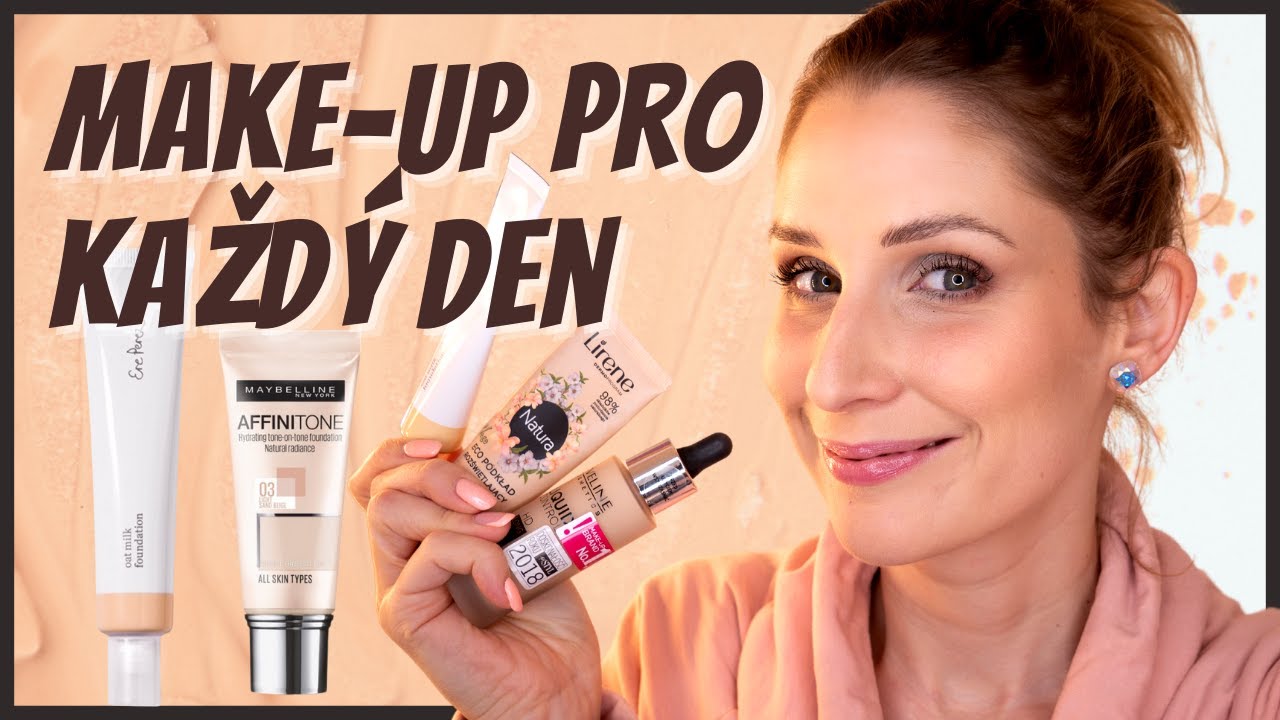 🔥 MÝCH TOP 7 MAKEUPŮ  NA KAŽDÝ DEN | Z DROGERKY I ESHOPU 🛍
