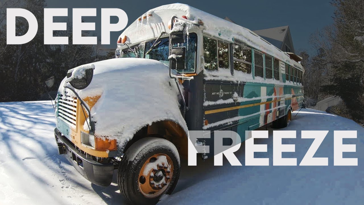Our bus got BURIED ❄️ Winter ARTventures in Cape Cod [Part 1]