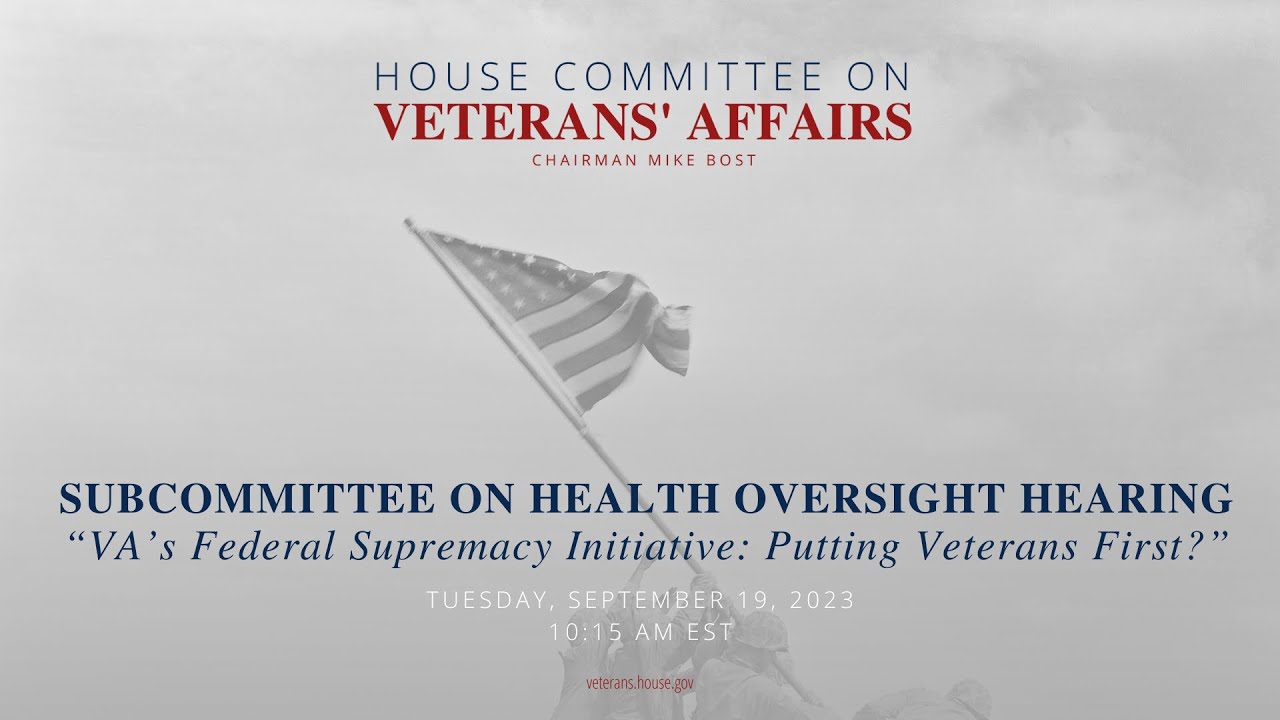 Subcommittee on Health Oversight Hearing
