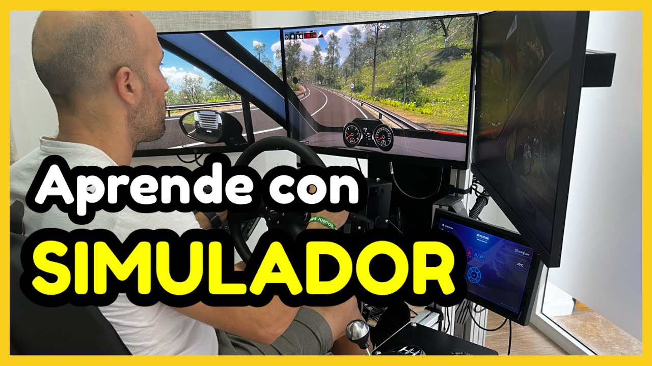 Aprende a CONDUCIR con un SIMULADOR de CONDUCCION desde CERO