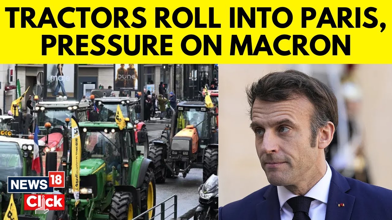Farmers Protest | Paris | Farmers Clash With Police And Macron At Paris Agricultural Fair | N18V