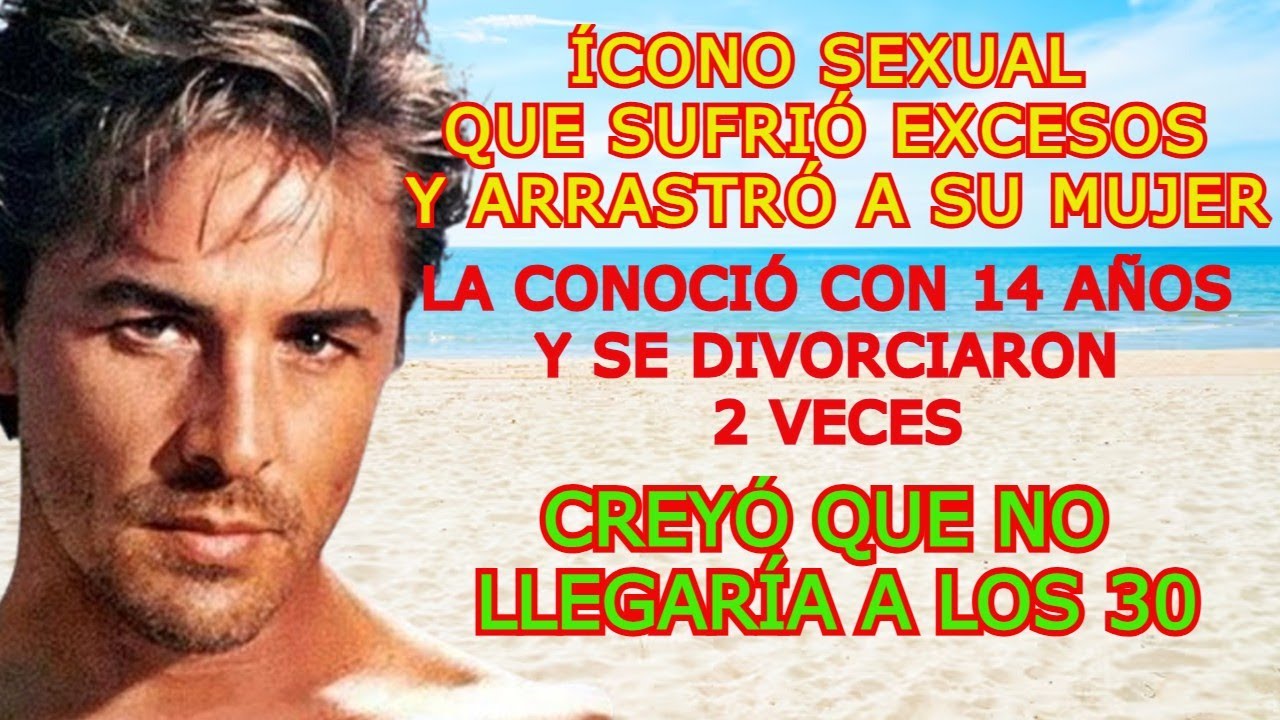 ÍCONO SEXUAL QUE SUFRIÓ EXCESOS Y ARRASTRÓ A SU MUJER, LA CONOCIÓ CON 14 AÑOS. DIVORCIADOS 2 VECES