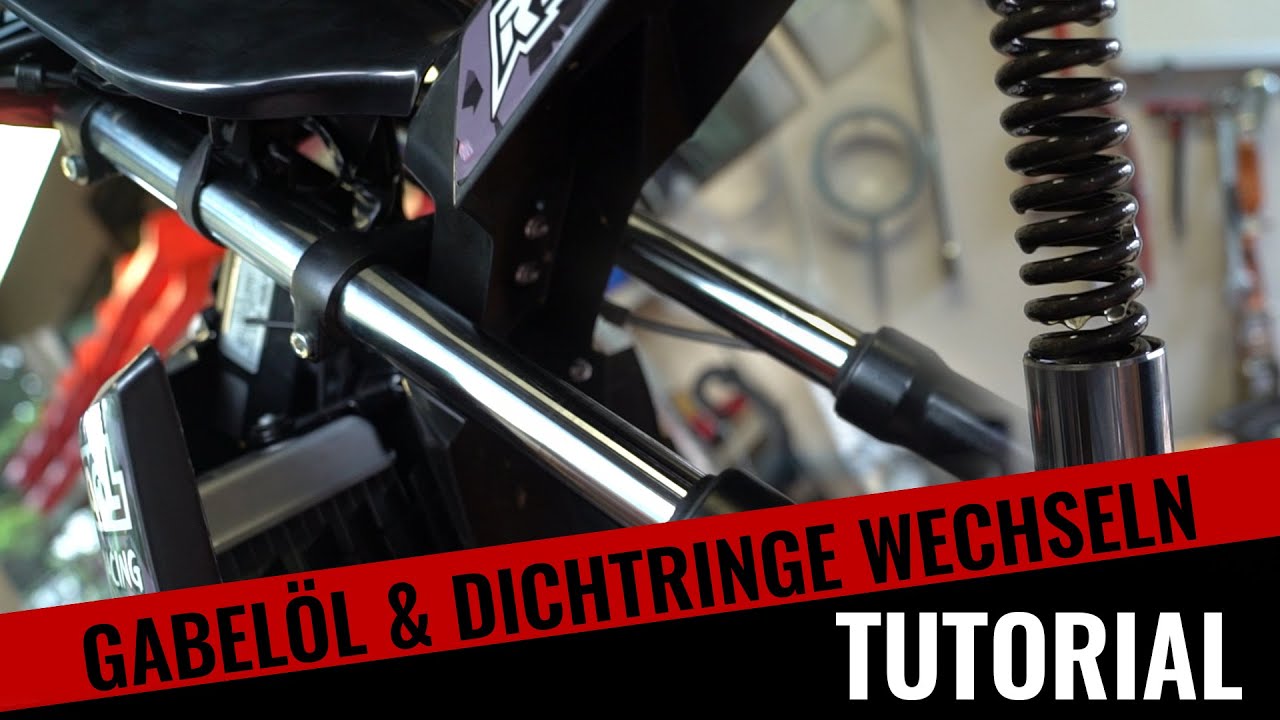 Moped Gabelöl & Dichtringe wechseln Tutorial | Derbi Senda | Gearparts 24