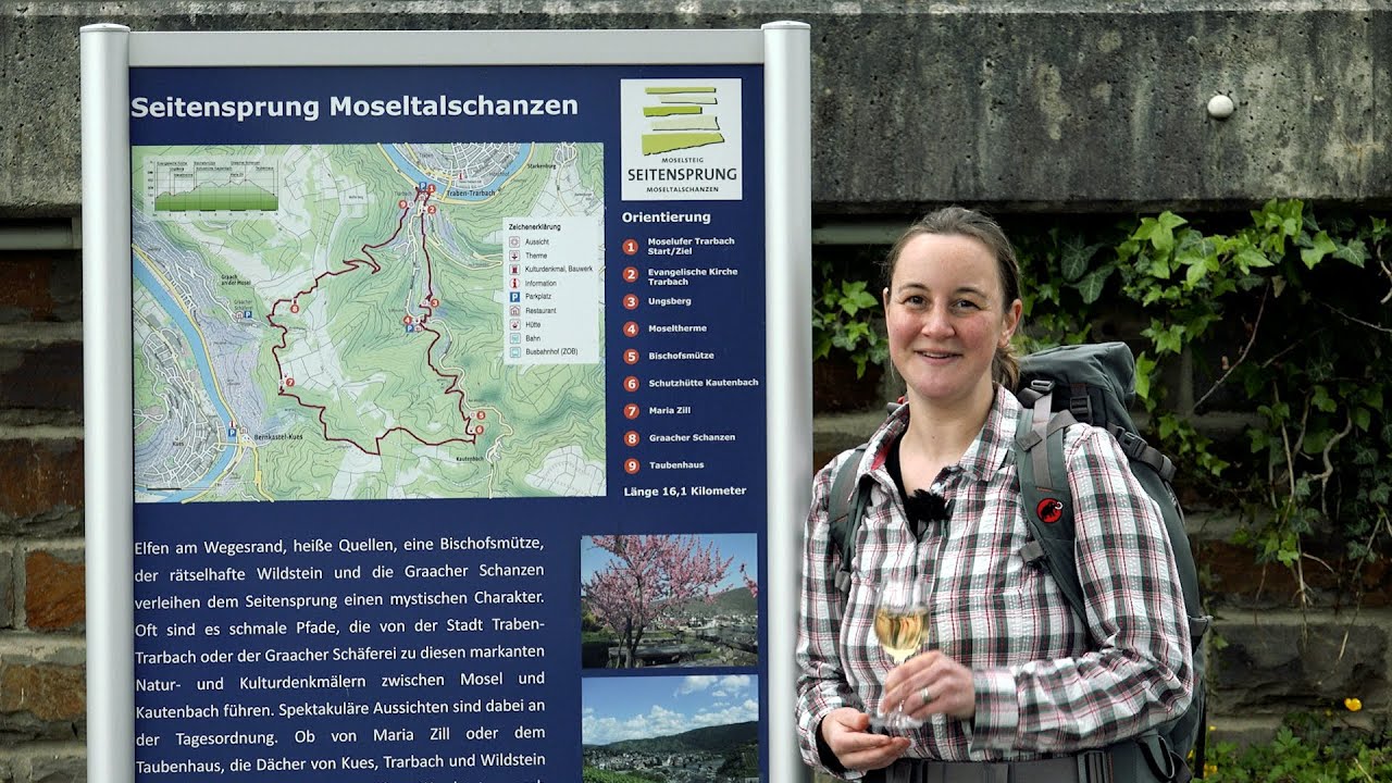 Seitensprünge am Moselsteig * Wandern mit Christina auf dem Moseltalschanzen