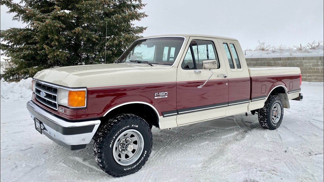 1990 Ford F-150 XLT Lariat 4x4 Walk-Around and Drive for Bring a Trailer
