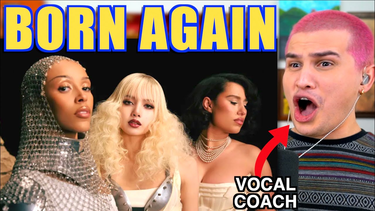 Vocal Coach Reacts to LISA - BORN AGAIN ft. Doja Cat & RAYE (Official Music Video)
