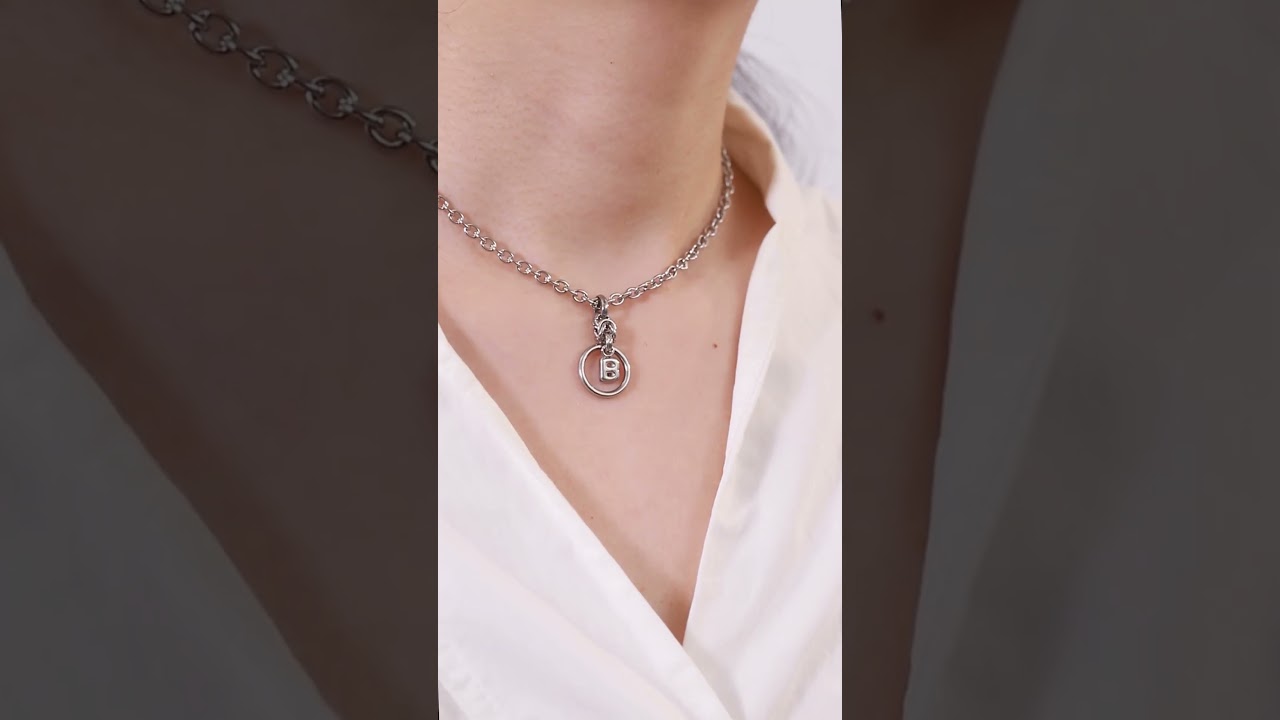 Submissive Day Collar &ndash; Custom Initial Pendant  #submissivejewelry #goodgirl #jewelry #thinkandkink