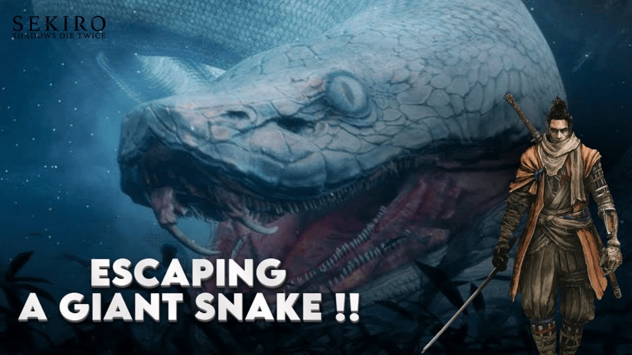 Survived the Giant Serpent and Clutched 2 Mini Bosses | SEKIRO ... #sekiro #giantserpent #gunislive
