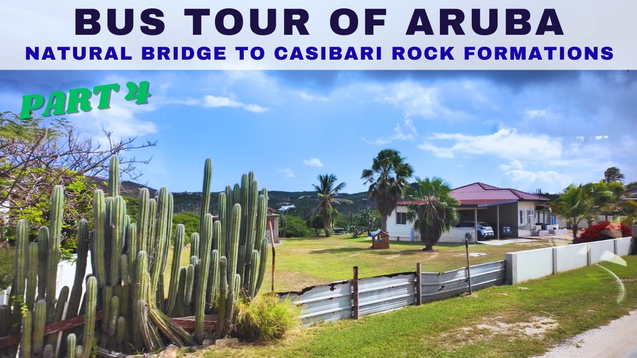 Aruba Bus Tour - Natural Bridge to Calabari Rock Formations - December 2025 - Part 4