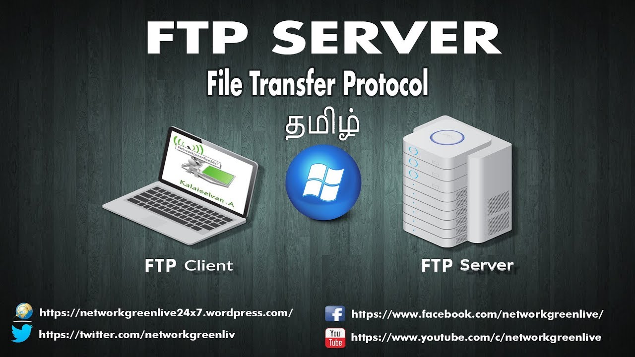 How to Create FTP Server in Windows10 | Tamil |Networkgreen live