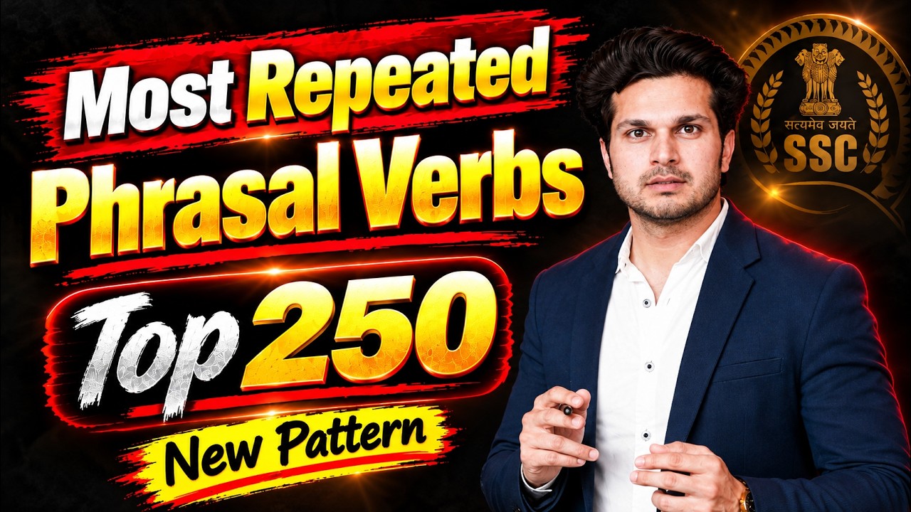 Most Repeated Phrasal Verbs | Top List | asked in SSC Exams | Jaideep Sir