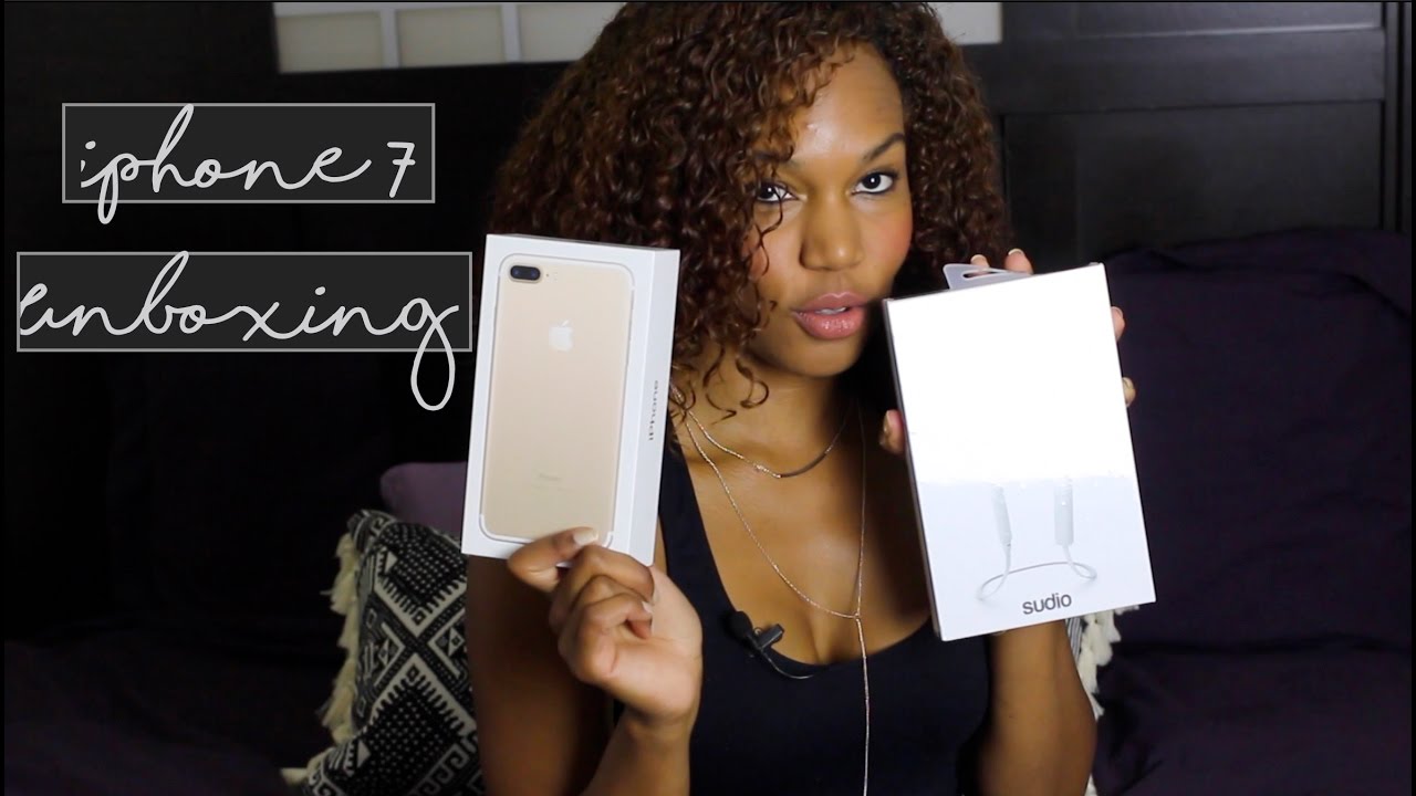 NEW iPhone 7 Plus Blind Girl Unboxing ◌ alishainc