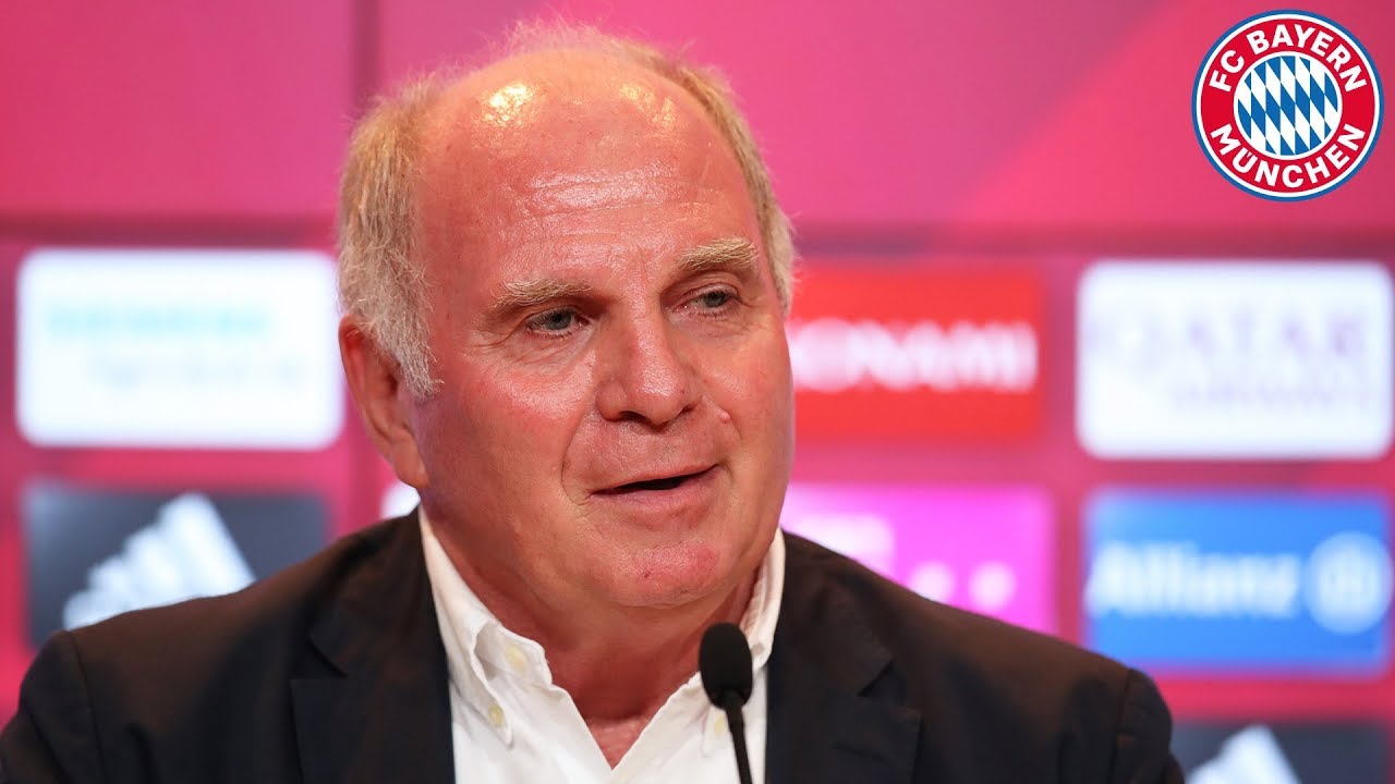 Uli Hoene&szlig; &uuml;ber seinen R&uuml;ckzug als Pr&auml;sident | FC Bayern Pressekonferenz
