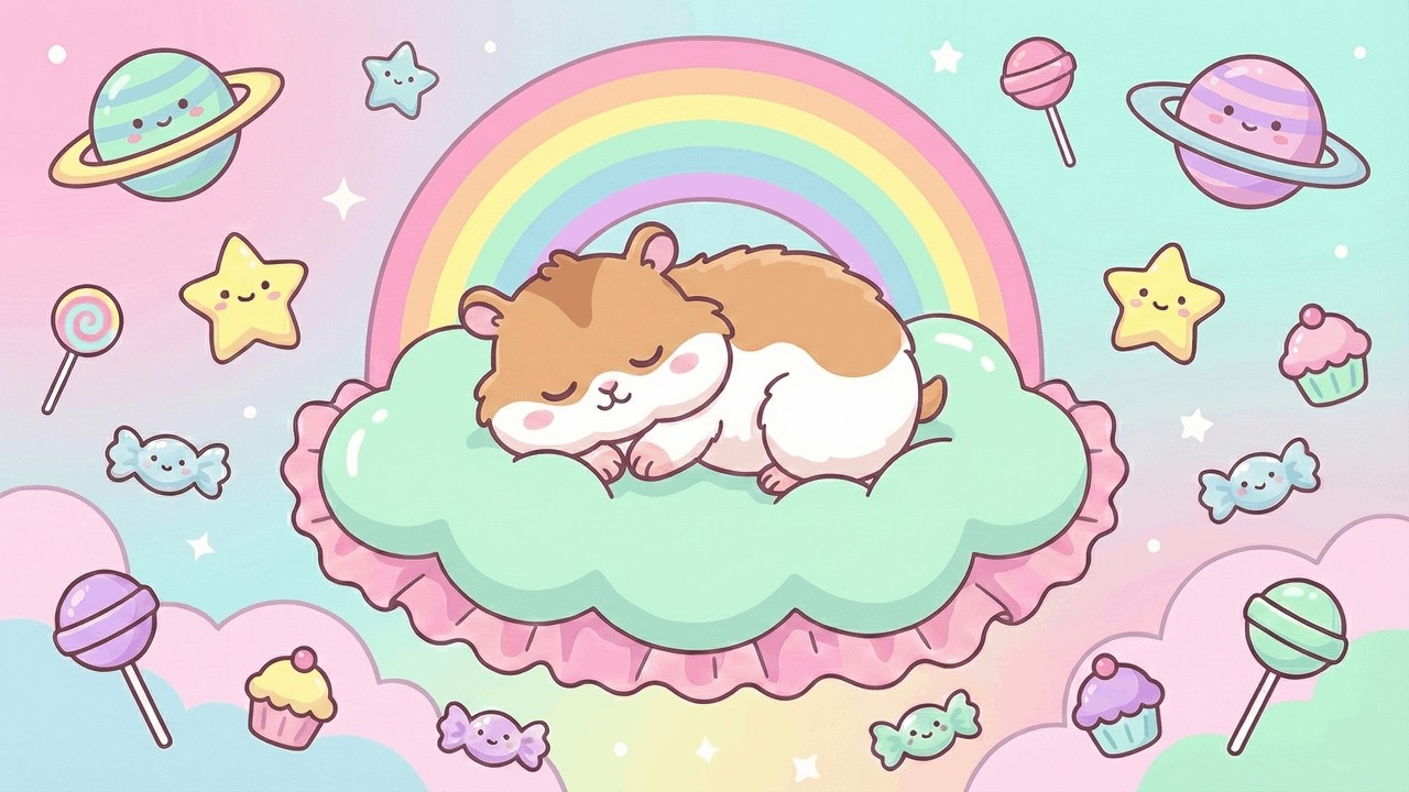 Колыбельная Сладкого Хомячка 🐹🌙 | 3 Часа Нежной Музыки для Сна Детей
