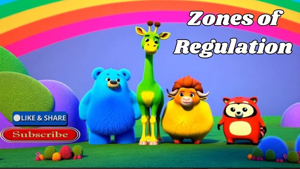 Zones of Regulation Song for Kids 🎶🌈