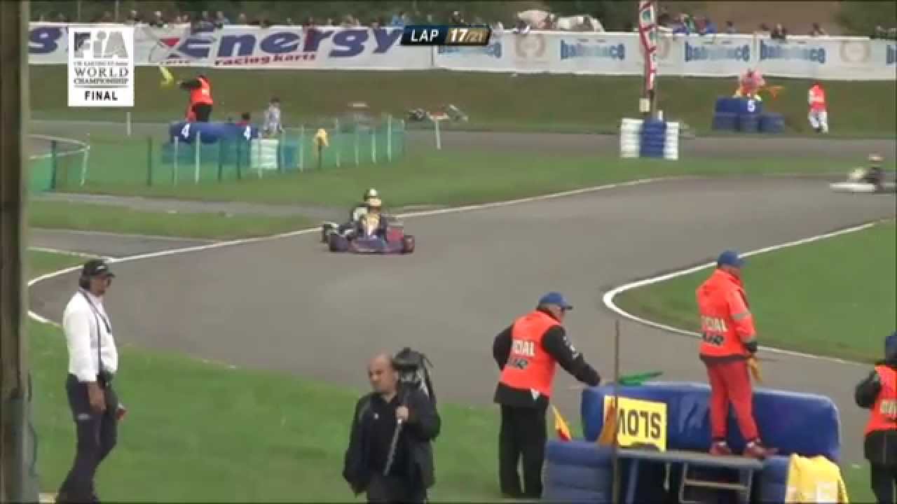 CIK FIA WORLD CHAMPIONSHIP 2014 EVENT1 KFJUNIOR FINAL