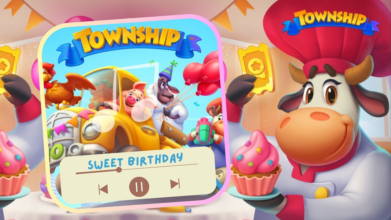 Township SWEET BIRTHDAY 10 Year Anniversary 🎵🎂 Happy BGM Music